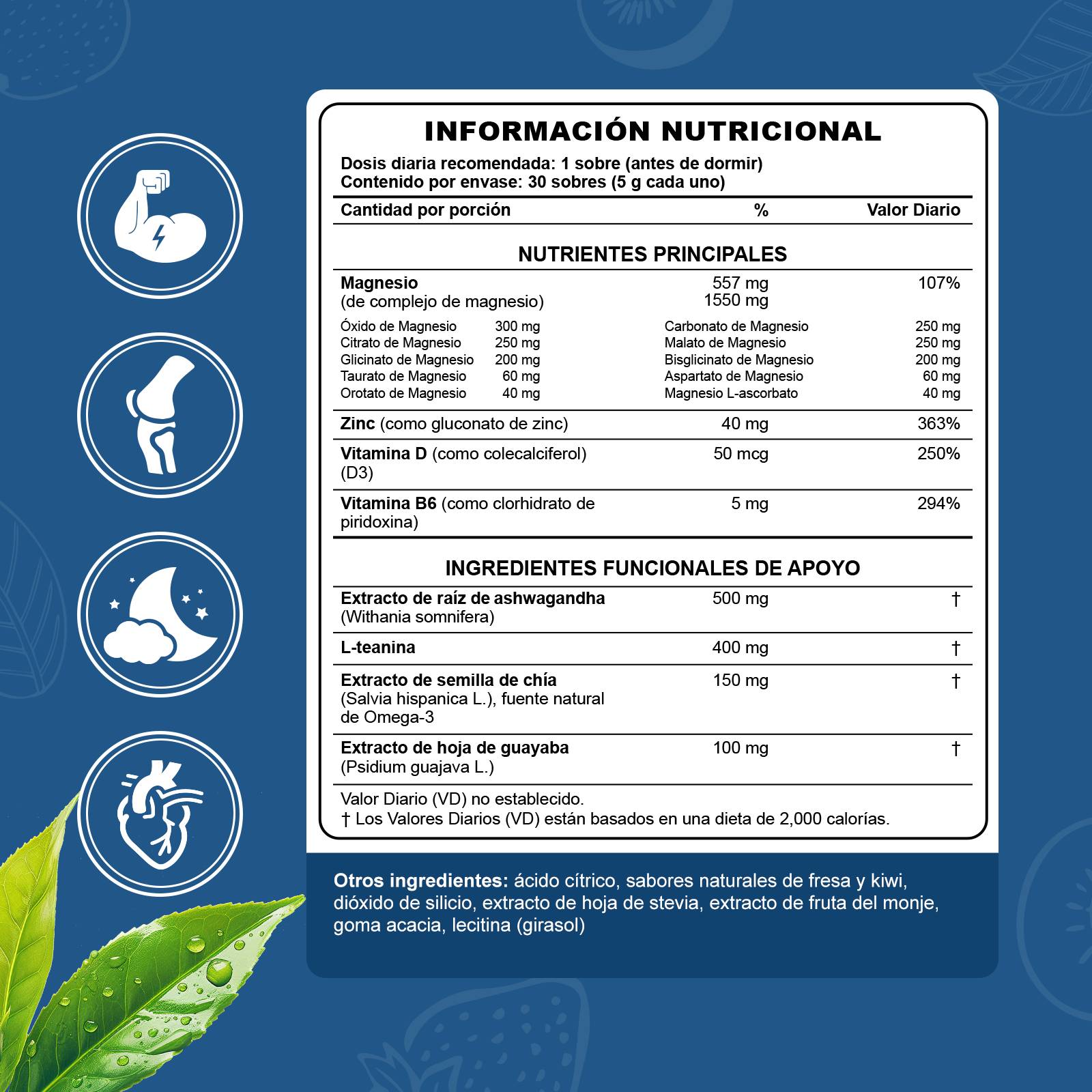 Windboss Magnesium Complex with Ashwagandha, L-Theanine | 30 Sachets - Image 7