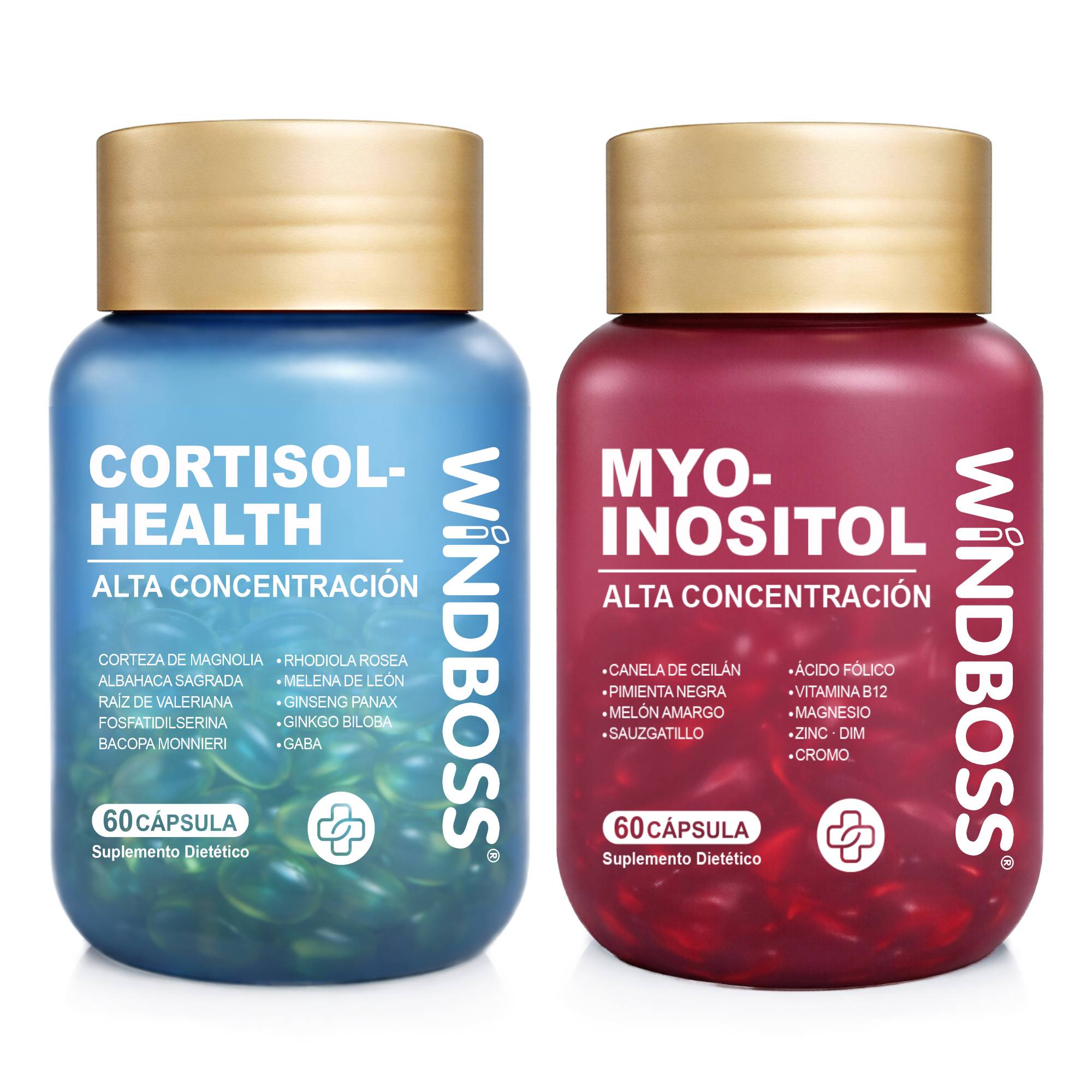 Combo Cortisol Support Multivitamin and Myo-Inositol - Extra Strength